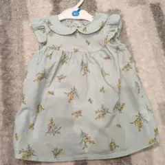ベビー服 花柄 ワンピース 80