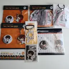 岡本信彦 FFT2021 グッズ まとめ 缶バッジ アクキー アクスタ ヘアゴム