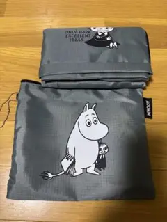 リンネル付録　ムーミン リトルミイ たためるバッグ&収納ポーチ　エコバッグ