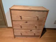 かめとら！IKEAチェストRASTパイン材収納タンス衣装ケースイケア中古品 かめとら様専用！IKEAチェストRASTパイン材収納タンス衣装ケース