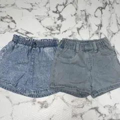 ベビー服 デニムパンツ 80 2枚セット