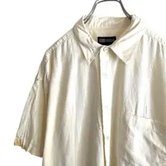 無地　FADED GLORY 半袖シャツ　イエロー　XL