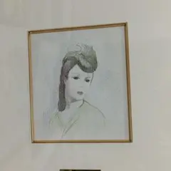 マリーローランサン作　リトグラフ　タイトル「アネモネ」 Amazon.co.jp: 絵画 世界の名画 アネモネ マリー・ローランサン
