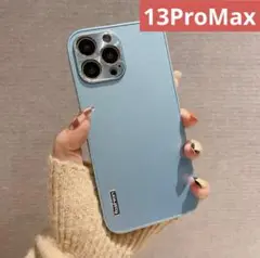 【新品未使用】iPhone13ProMaxケース ライトブルー