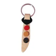 【新品未使用】Lucky Charm ストラップ 牛革 日本製バッグチャームに◎