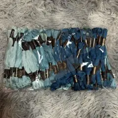 コスモ クロスステッチ ルシアン 青系刺繍糸セット