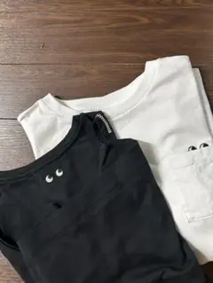 UNIQLO ホワイト＆ブラック Tシャツセット Mサイズ