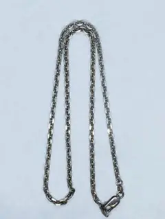 silver925 長丸４面ネックレスチェーン®️307