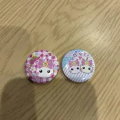 ほっぺちゃん　缶バッジ2個セット