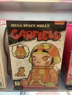 【完売品】 molly 400% フィギュア ガーフィールド タイプA 2024 POPMART MEGA SPACE MOLLY 400% Garfield Action Figure | eBay