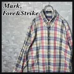 Mark,Fore&Strike ボタンダウン チェック 長袖シャツ XL