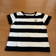 ストライプ Tシャツ 95cm 星刺繍