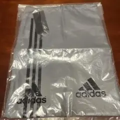新品未使用品adidas アルミニウム/ブラック バッグNS (33x43cm)
