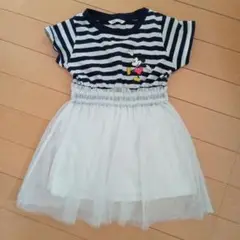Avan Lily ミッキー シフォン ワンピース