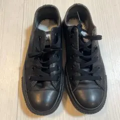 converseレザースニーカー