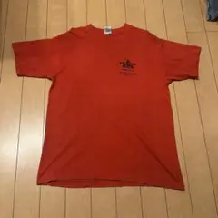 90s FRUIT OF THE LOOM プリント　Tシャツ XL レッド