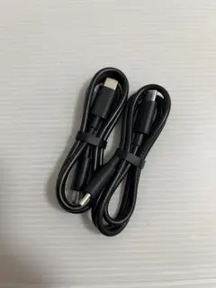 USB-C充電ケーブル 2本セット ブラック