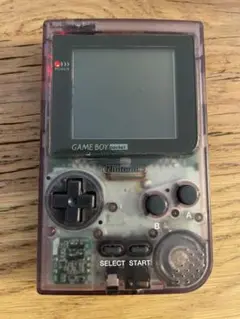 ゲームボーイポケット　クリアパープル　GB 本体　ジャンク品　動作不可