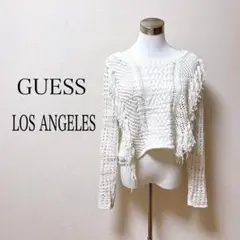 ゲス GUESS トップス レース 長袖 サイズXL ホワイト