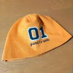 paul frank ニット帽 ビーニー 01 オレンジ USAタグ