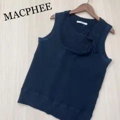 MACPHEE マカフィー リブリネン コットンベスト