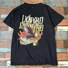 ビンテージ　古着　レーナード・スキナード　バンド　メンズ　半袖tシャツ　黒　XL