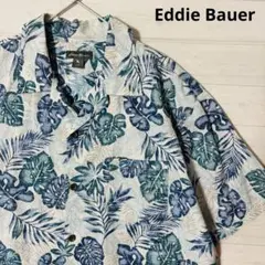 Eddie Bauer アロハシャツ 竹素材使用 エディーバウアー
