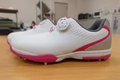 着用3回☆ホンマ スパイクレスゴルフシューズ 23cm 白 HONMA