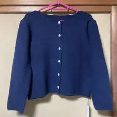 Dewlily ネイビー 長袖カーディガン Fサイズ