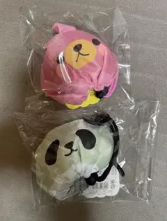 アニマル　エコバッグ　パンダ　ウサギ　新品　2個　エコロン