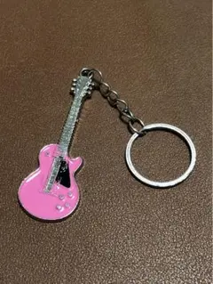 限定販売‼️ 最後の1個‼️ギター キーホルダー★レスポールミニ★エレキ★Sピンク★