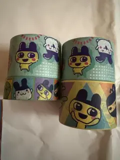 たまごっち　マスキングテープ　4点セット　ダイソー　tamagotchi