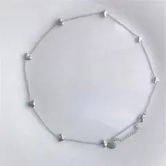 ハートネックレス ステンレス 金属アレルギー シルバー チョーカー