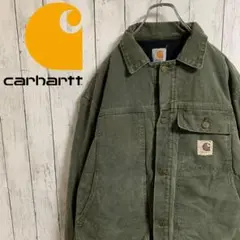 カーハート カバーオール ダックジャケット 中綿 緑