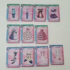 オシャレ魔女ラブandベリーツインウエハースカード　11枚