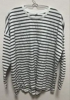 UNIQLO ストライプ柄 長袖Tシャツ XL