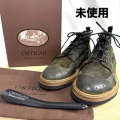 【未使用】ORTIGNI オルティーニ　ブーツウィンドチップ　カモフラ　イタリア