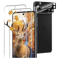 Google Pixel 8 Pro ガラスフィルム2枚＋カメラフィルム2枚