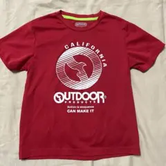 OUTDOOR PRODUCTS Tシャツ 160 レッド