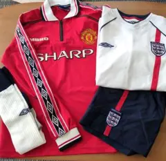 Umbro マンチェスター・ユナイテッド セット M