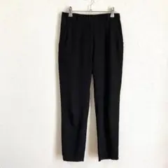 【プラステ】ストレッチテーパードパンツ アンクル丈パンツ ウエスト後ゴム Ｌ