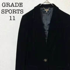 GRADE SPORTS レディース ジャケット　ブラック　L テーラード