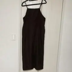 ダークブラウン キャミワンピース Mサイズ