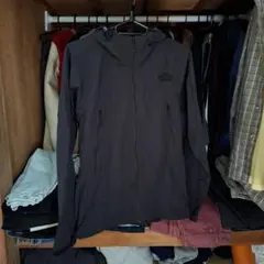 the north face ナイロンジャケット s ブラック 黒 短丈 ノース