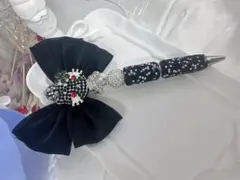 【ハンドメイド】カスタムボールペン 社長ペン黒系