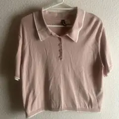 H&M ピンク　トップス