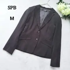 ワールド SPB ブラック テーラードジャケット サイズM オフィス フォーマル
