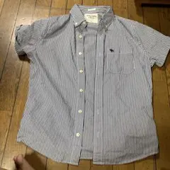 Abercrombie & Fitch ストライプ半袖シャツ S