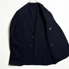 美品『シップス』SOLOTEX イージージャケット テーラード 洗濯 濃紺 XL