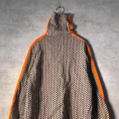 【ヴィンテージ】レトロ レアデザイン タートルニット 古着 used AS14